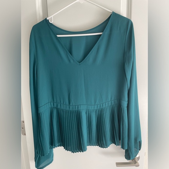 The Limited Long Sleeve Pleated Blouse - Picture 7 of 10